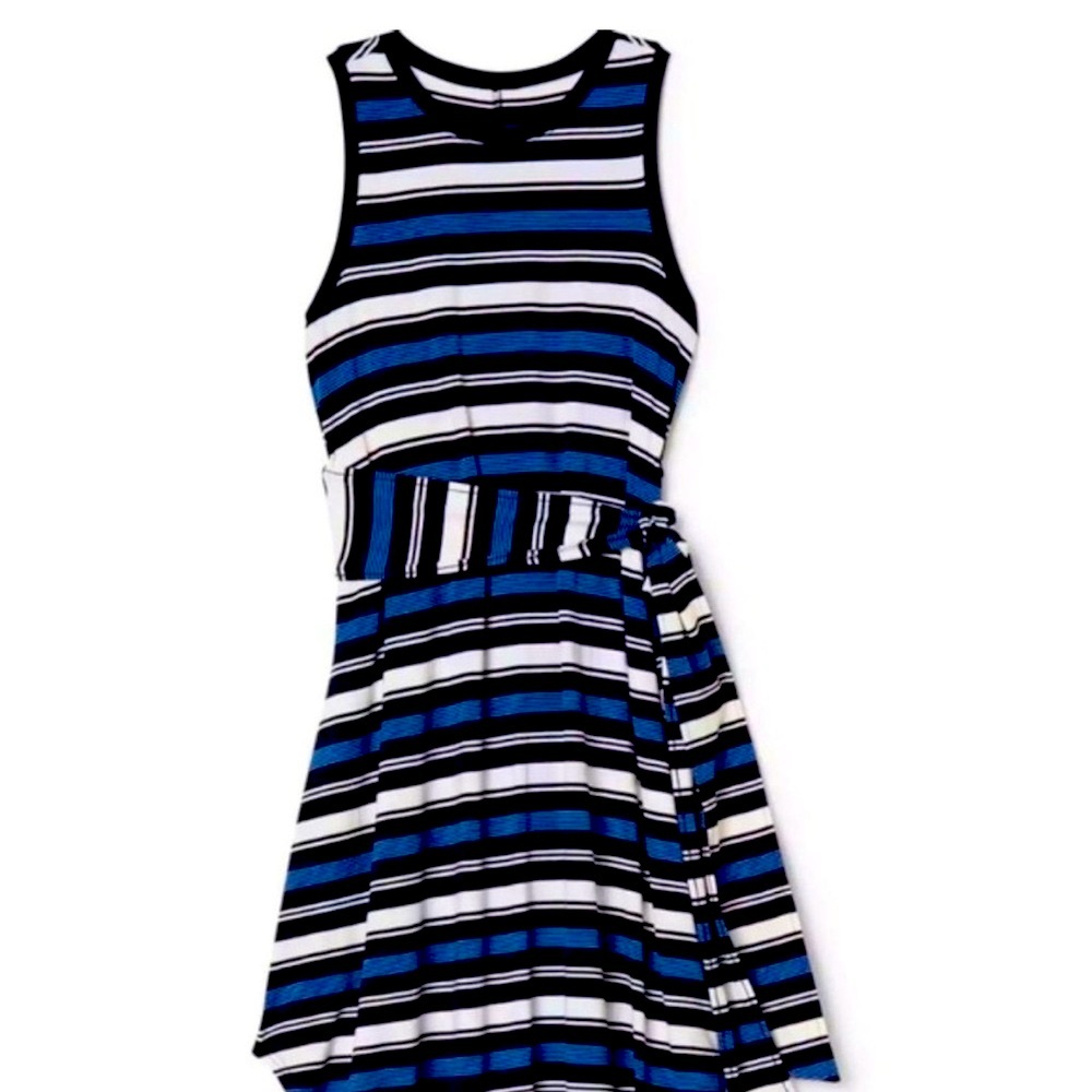 GAP Striped Sleeveless Midi Wrap Dress XS ⚓️